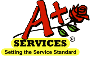 A plus Services logo and link to site